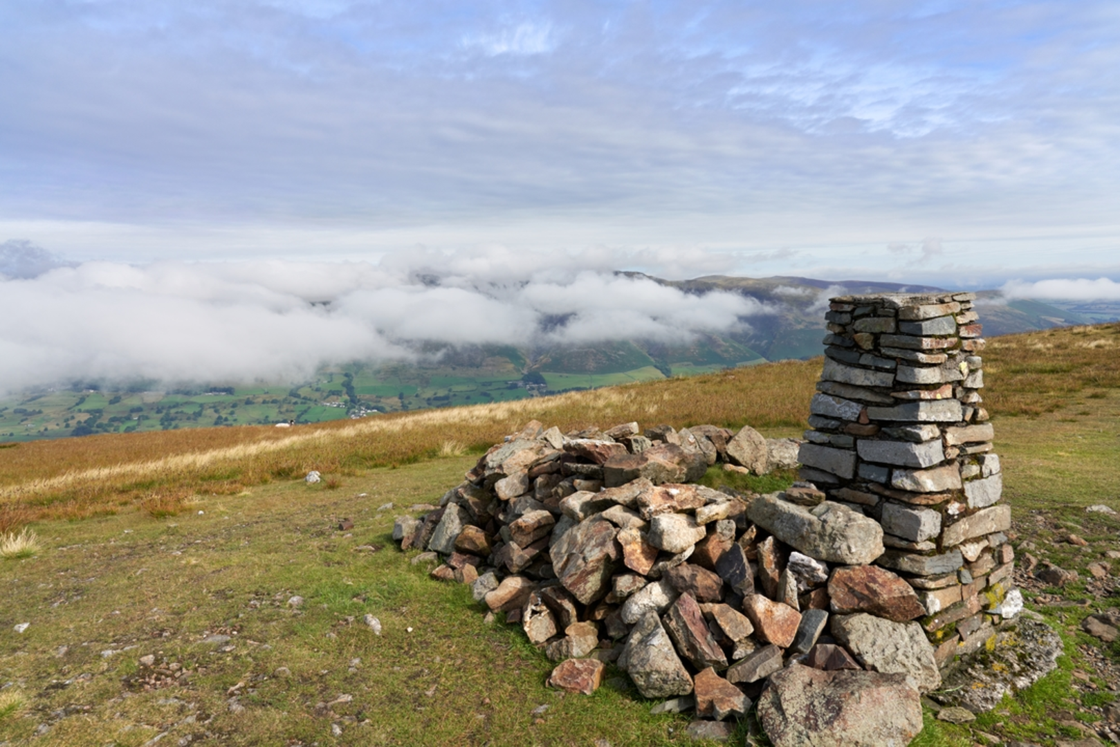 An image depicting the trail Clough Head and its surrounding area.