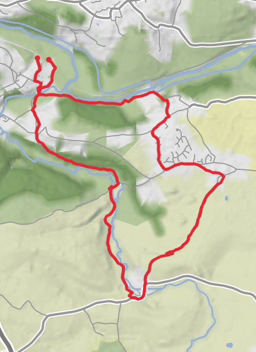 Hike on Hike from Freshford Circular mobile static map