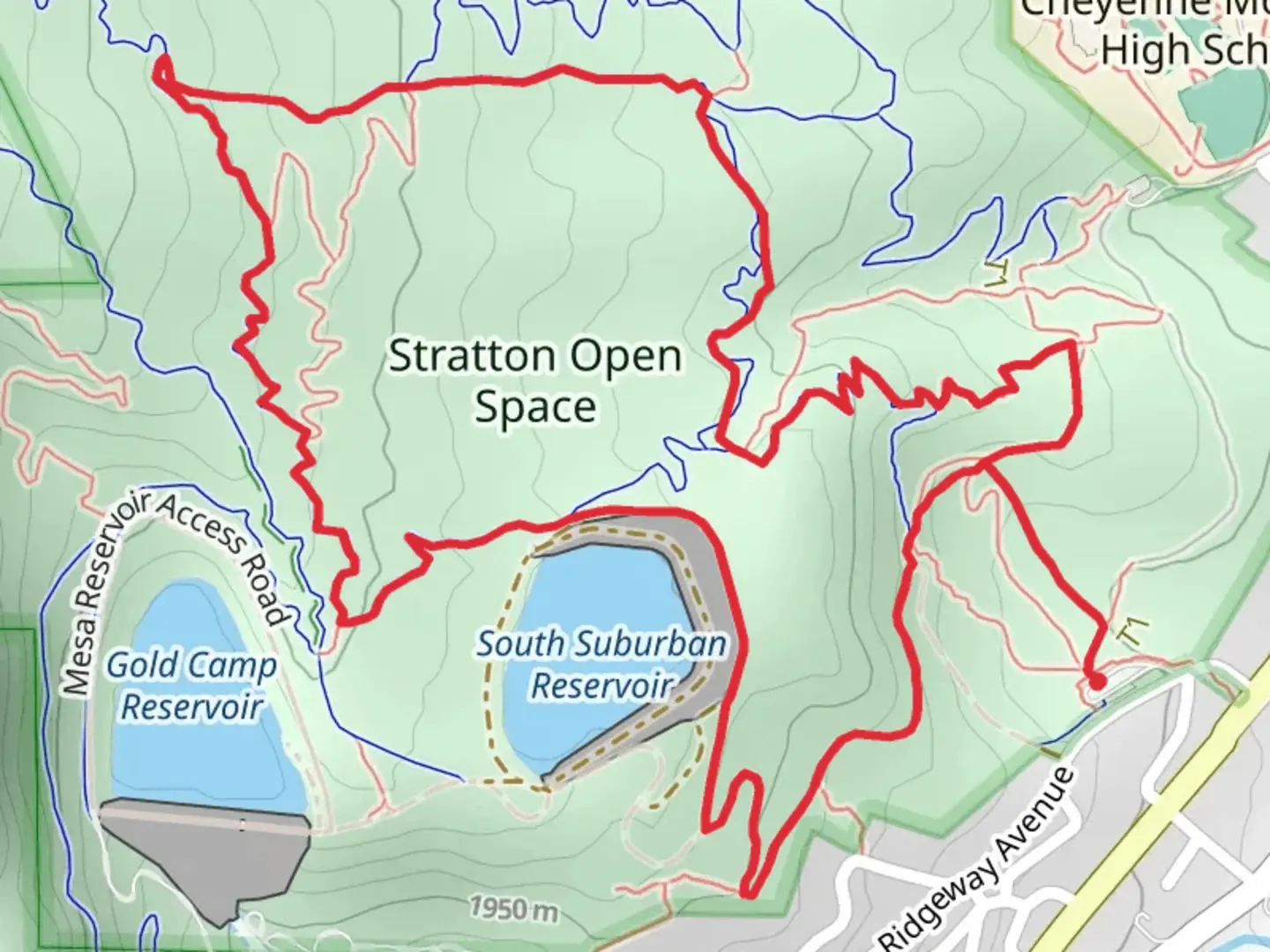 An image depicting the trail Stratton Open Space Loop - North and its surrounding area.