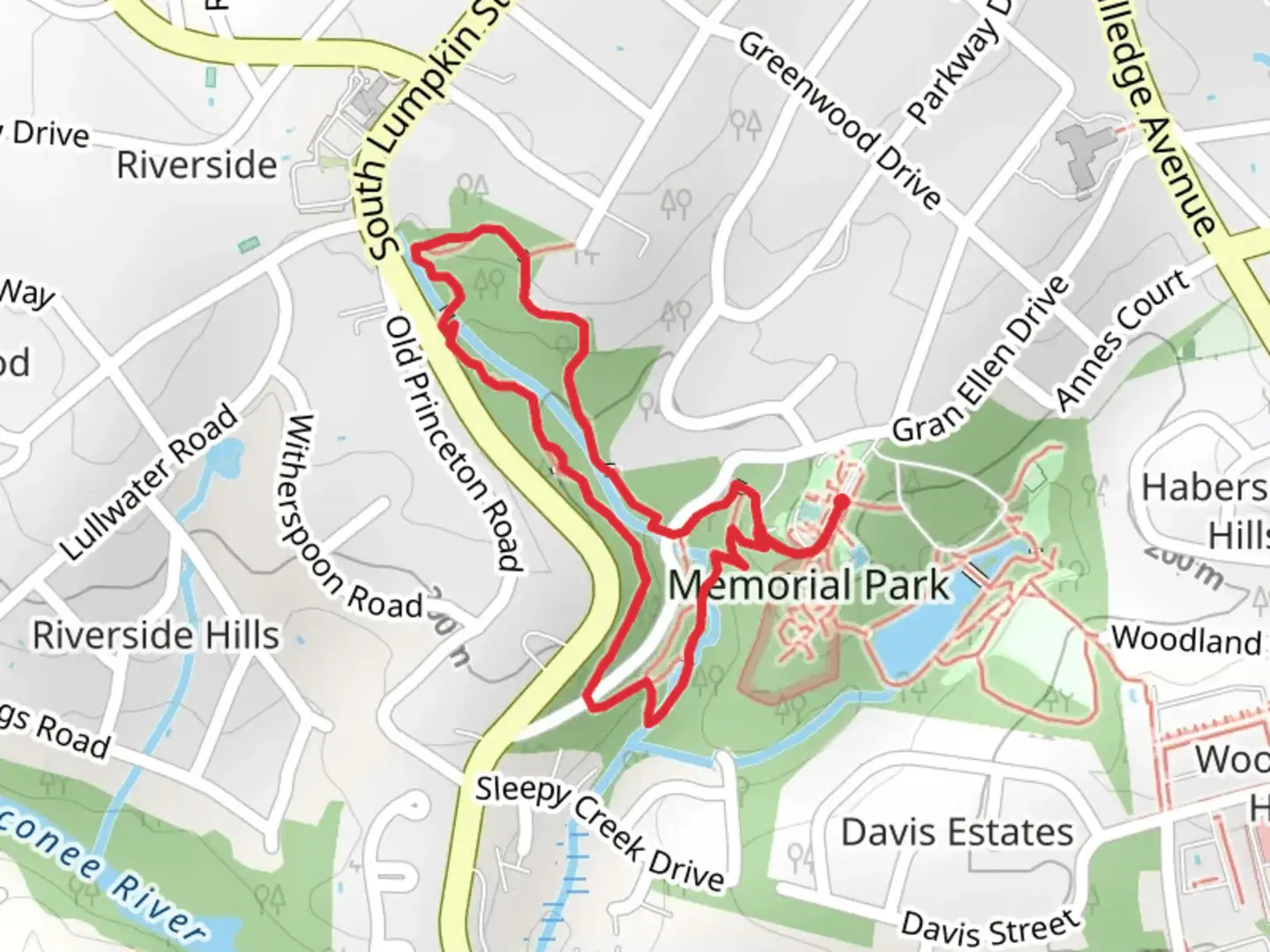 An image depicting the trail Birchmore Loop Trail and its surrounding area.