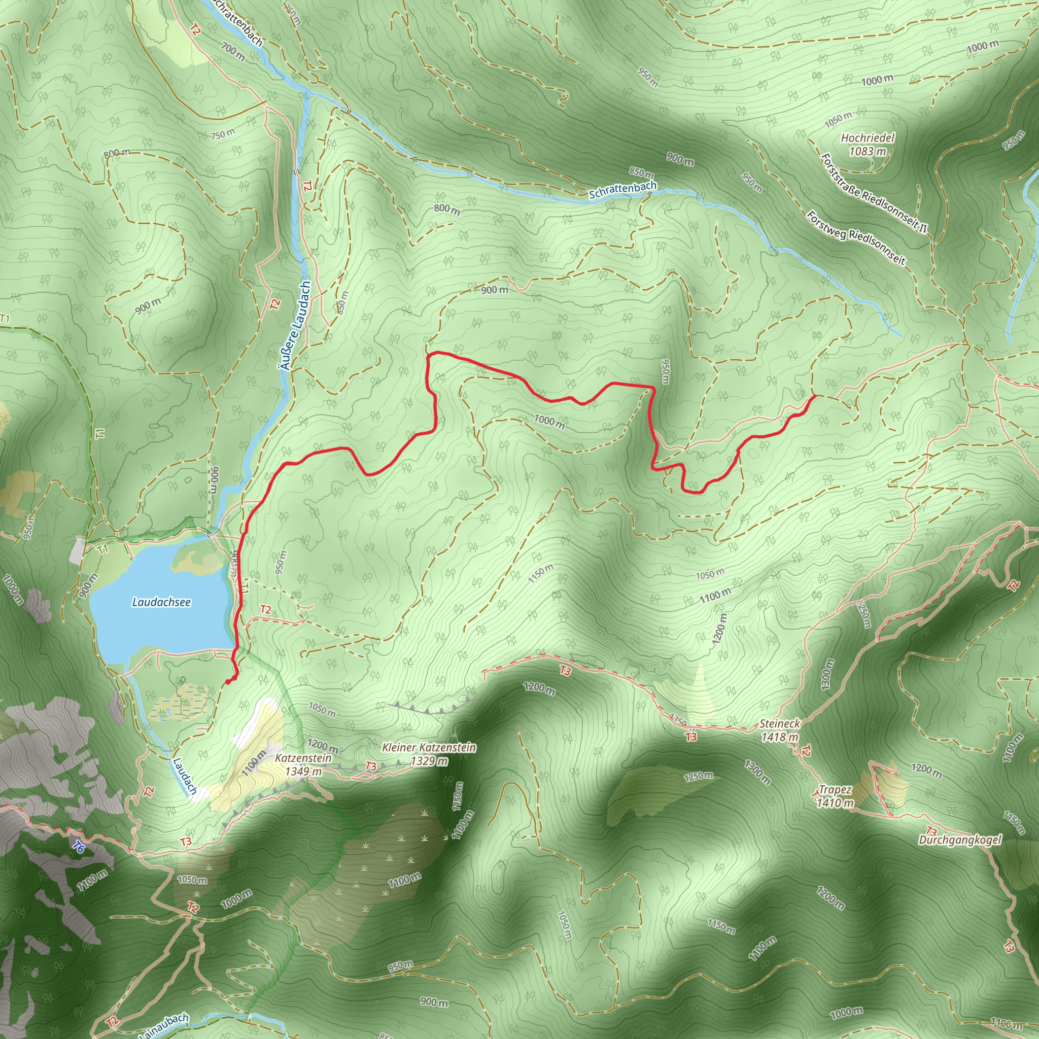Schrattenbachstraße - Gmunden mobile static map