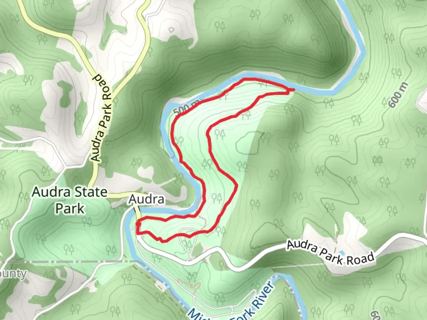 An image depicting the trail Alum Cave Trail Loop and its surrounding area.