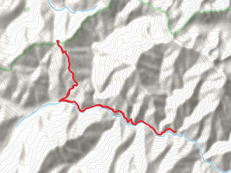 Indian Creek Trail - Mule Hill