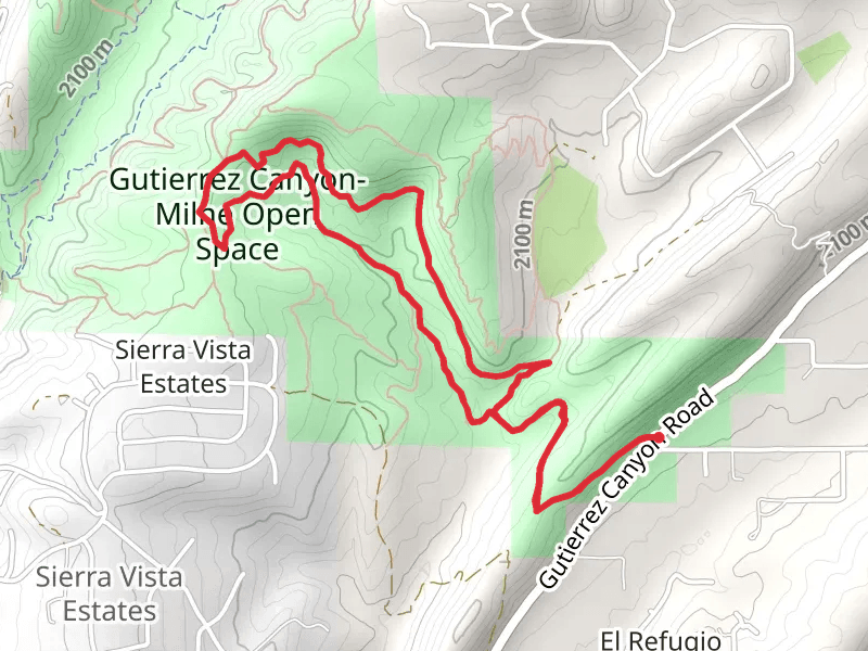 Gutierrez Canyon - Milne Open Space - Doe Run Trail