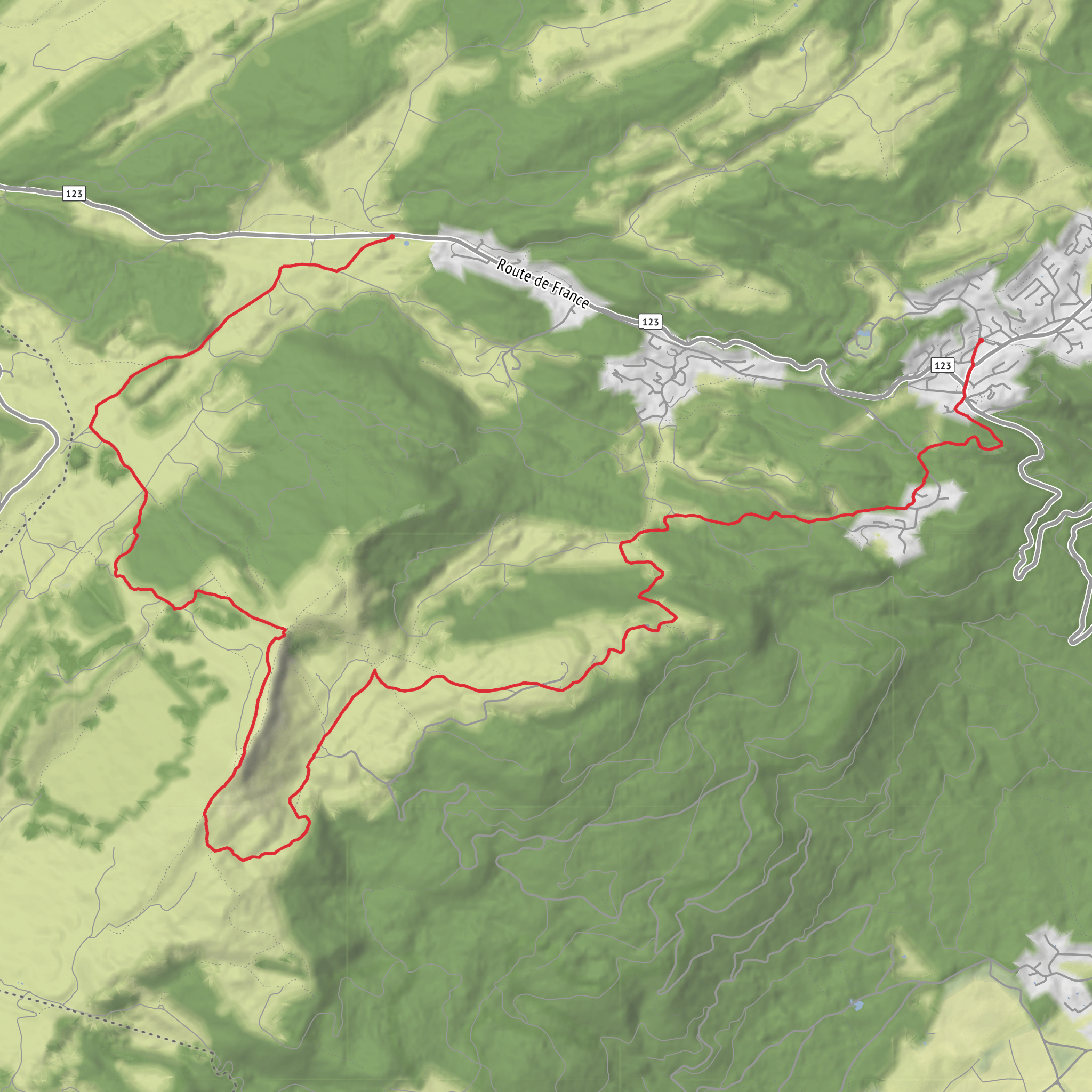 E2 - Switzerland mobile static map