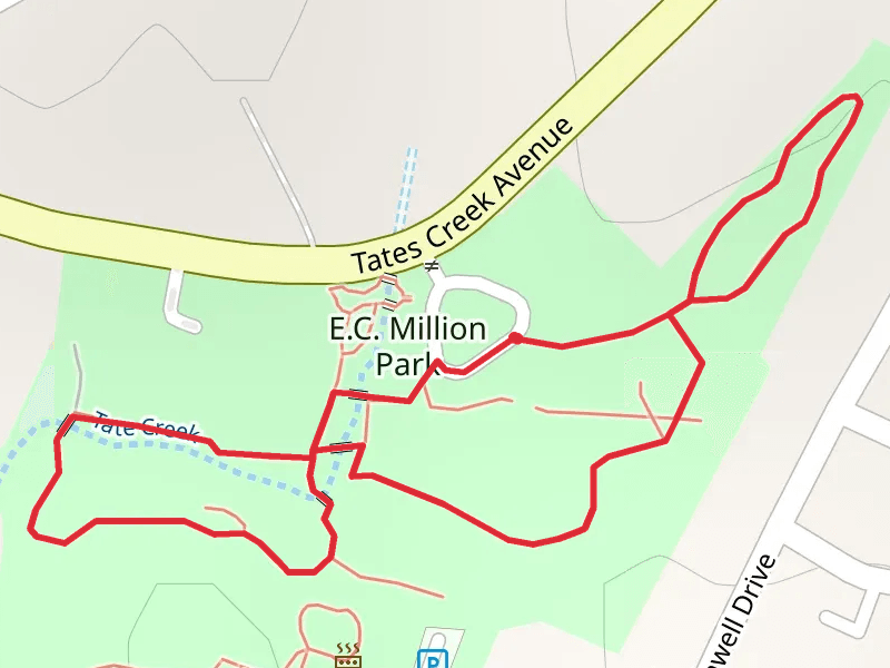 E C Million Park and Tate Creek Loop