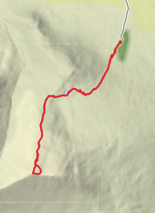 Hike from Ballachulish mobile static map