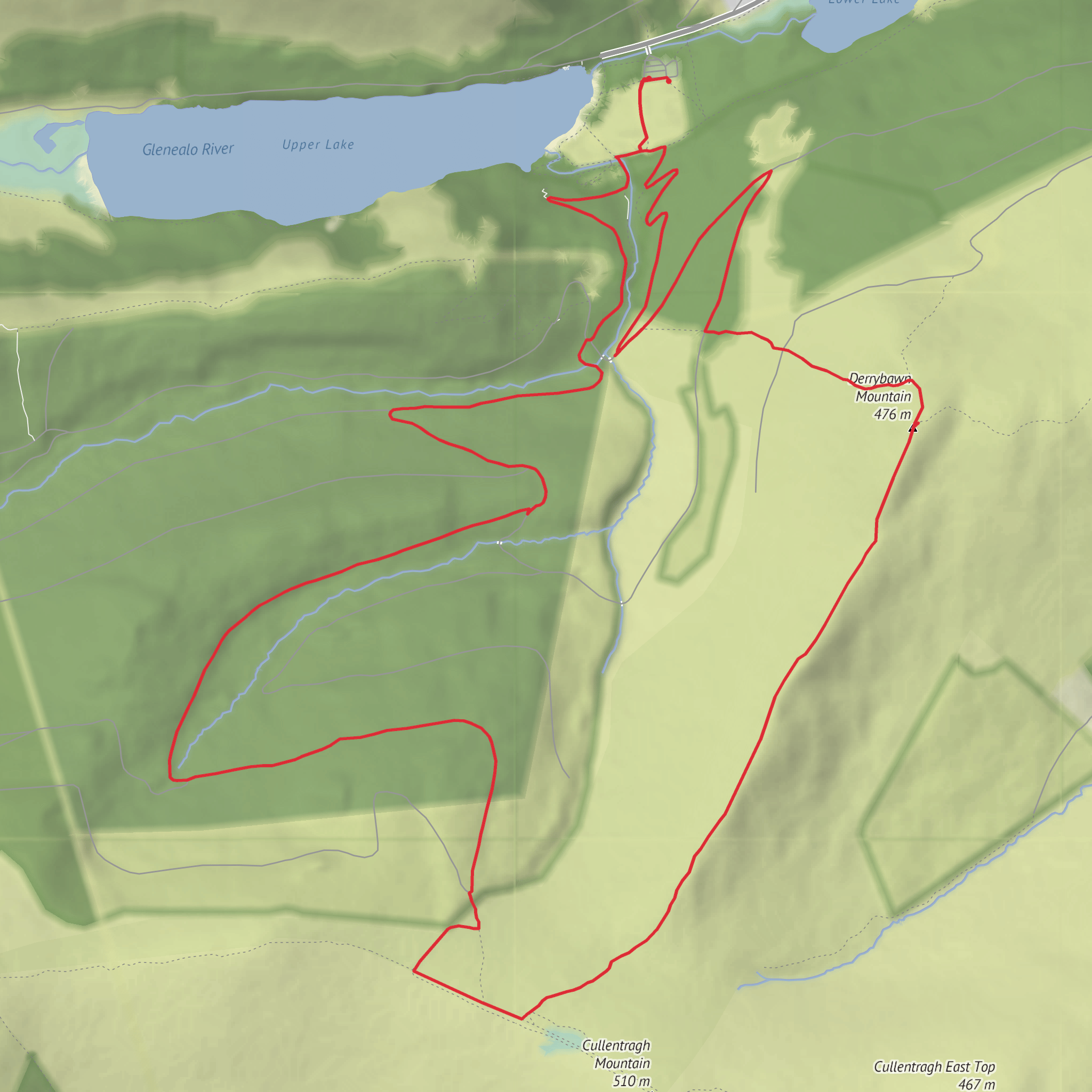 Navi Course - Glendalough mobile static map