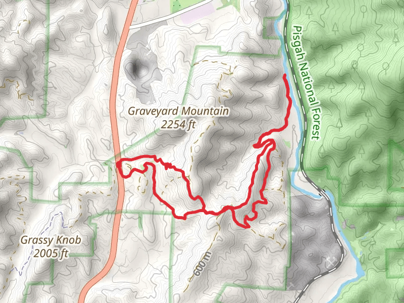 North Fork Catawba River via Mountains-to-Sea Trail and Bald Mountain Road Loop