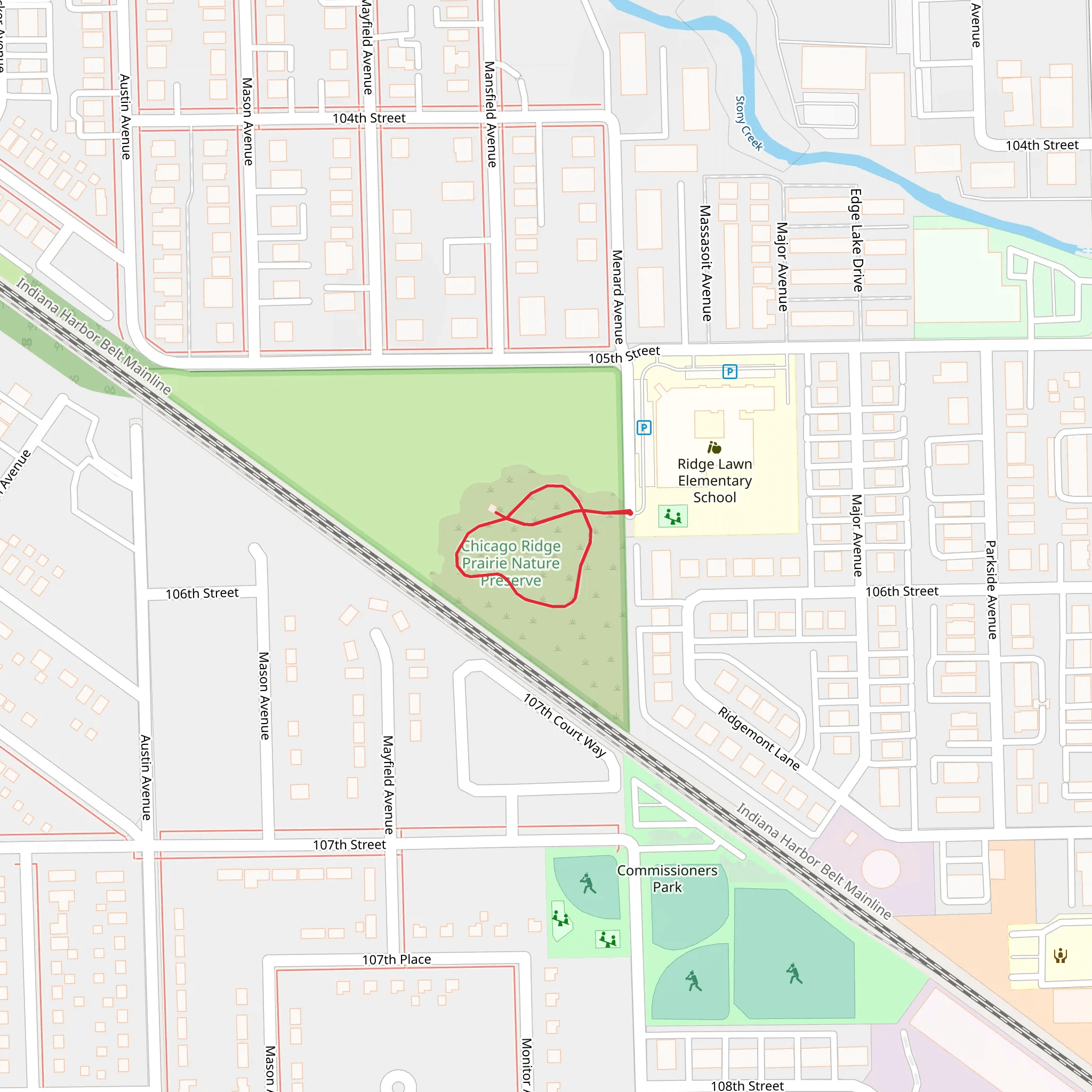 Circle Drive Loop mobile static map