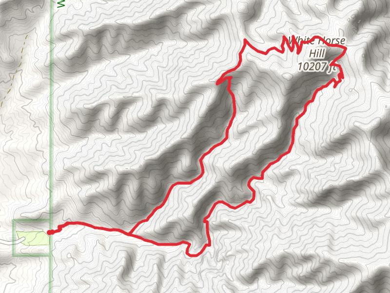 Three Rivers, Crest Trail and Dry Canyon Loop Trail