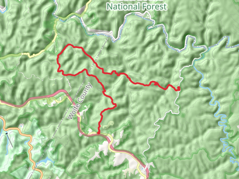 Koomer Ridge, Gray's Arch Trail and Rough Trail