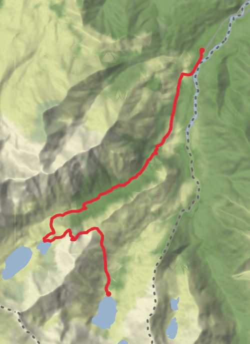 Bukowina Tatrzanska Hiking mobile static map
