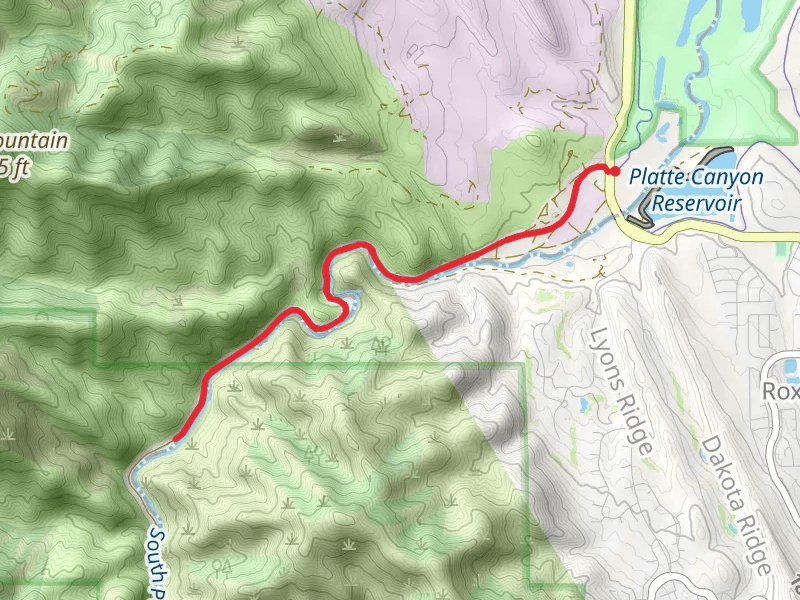 South Platte Canyon Road