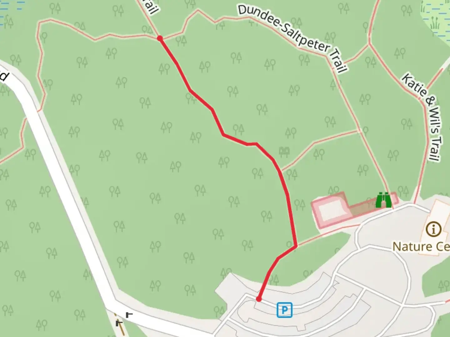 An image depicting the trail Cassandor Hamilton Trail and its surrounding area.