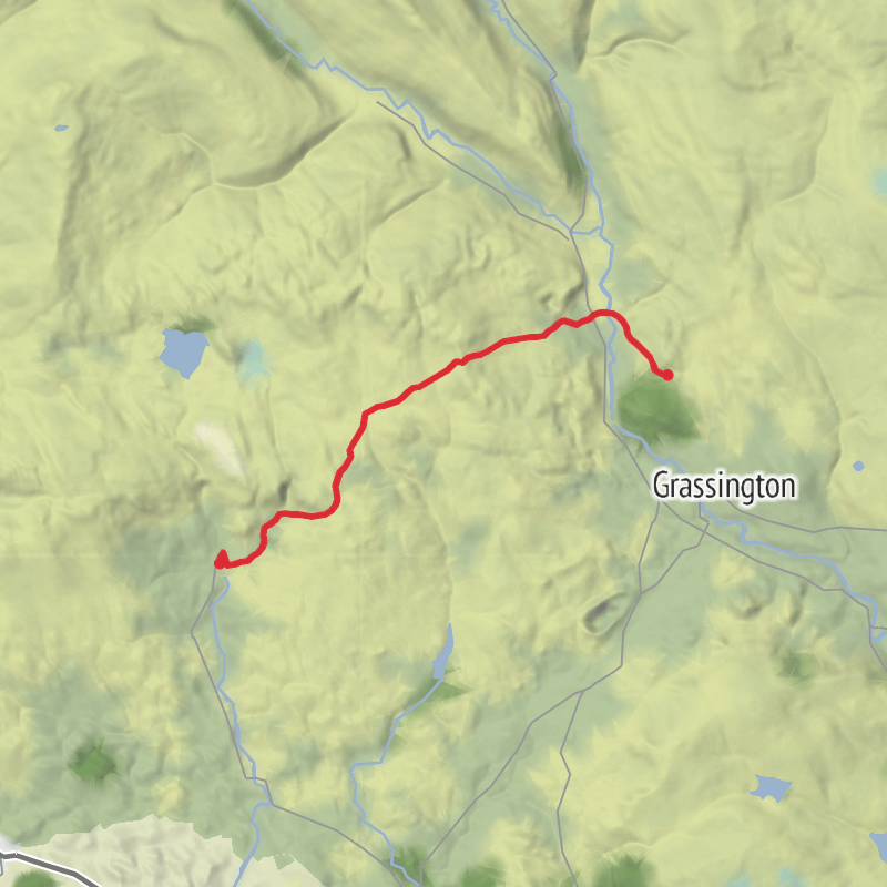 A map preview of the recording Yorkshire Dales National Park - Jun 27.