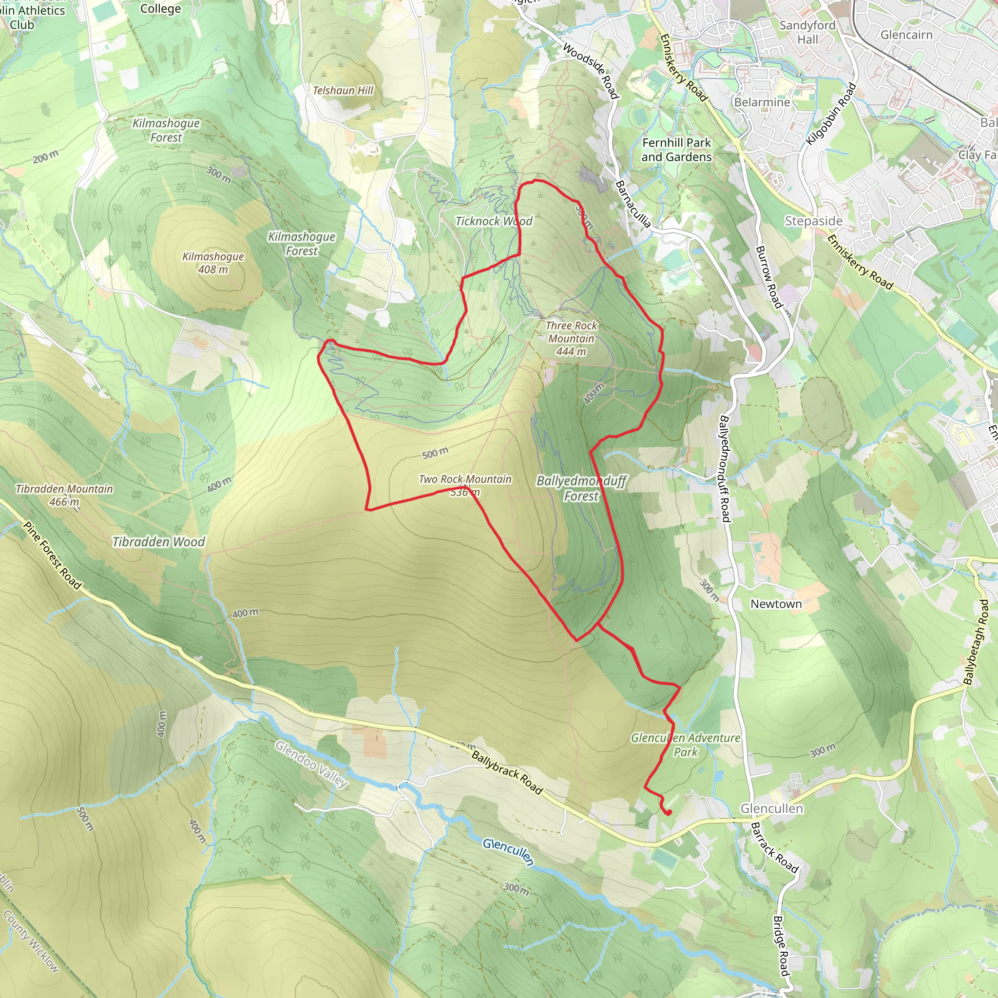 Run The Line Short Course 2022 mobile static map