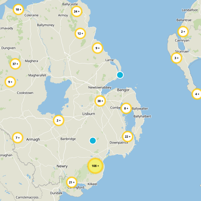 County Antrim Static Map