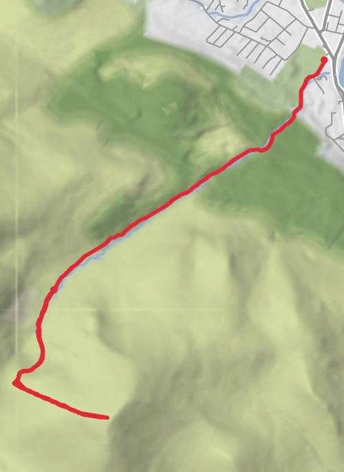 County Down Running mobile static map