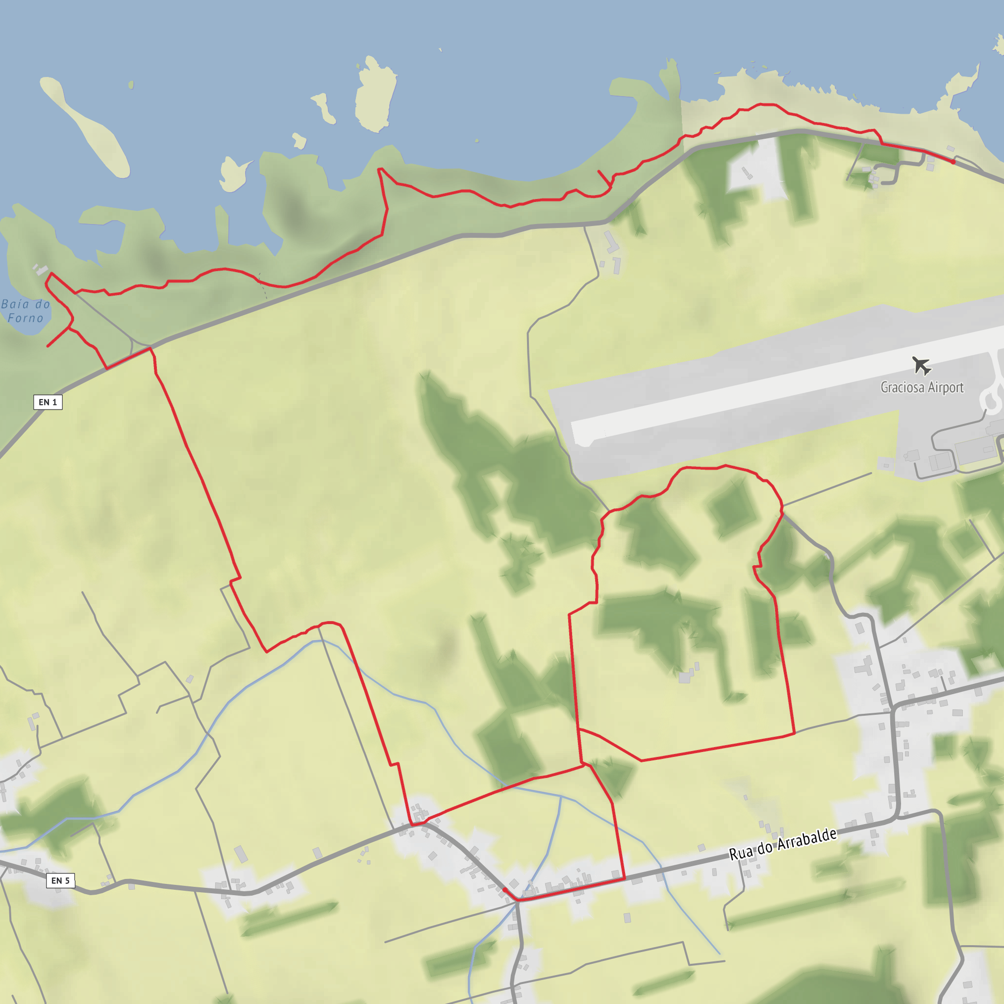 Das Vinhas ao Mar, Baia do Forno and Barro Vermelho mobile static map