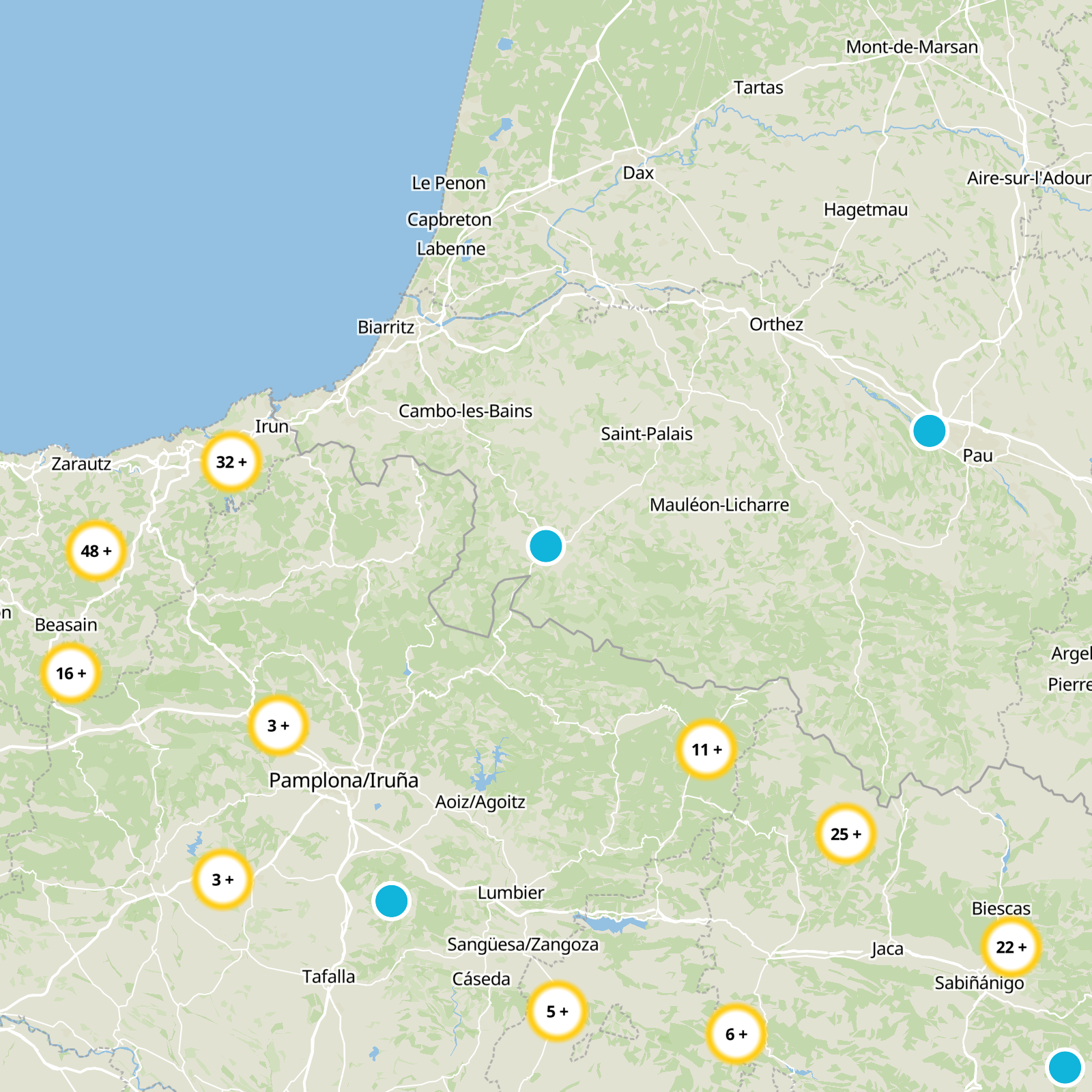 Saint-Jean-Pied-de-Port Static Map