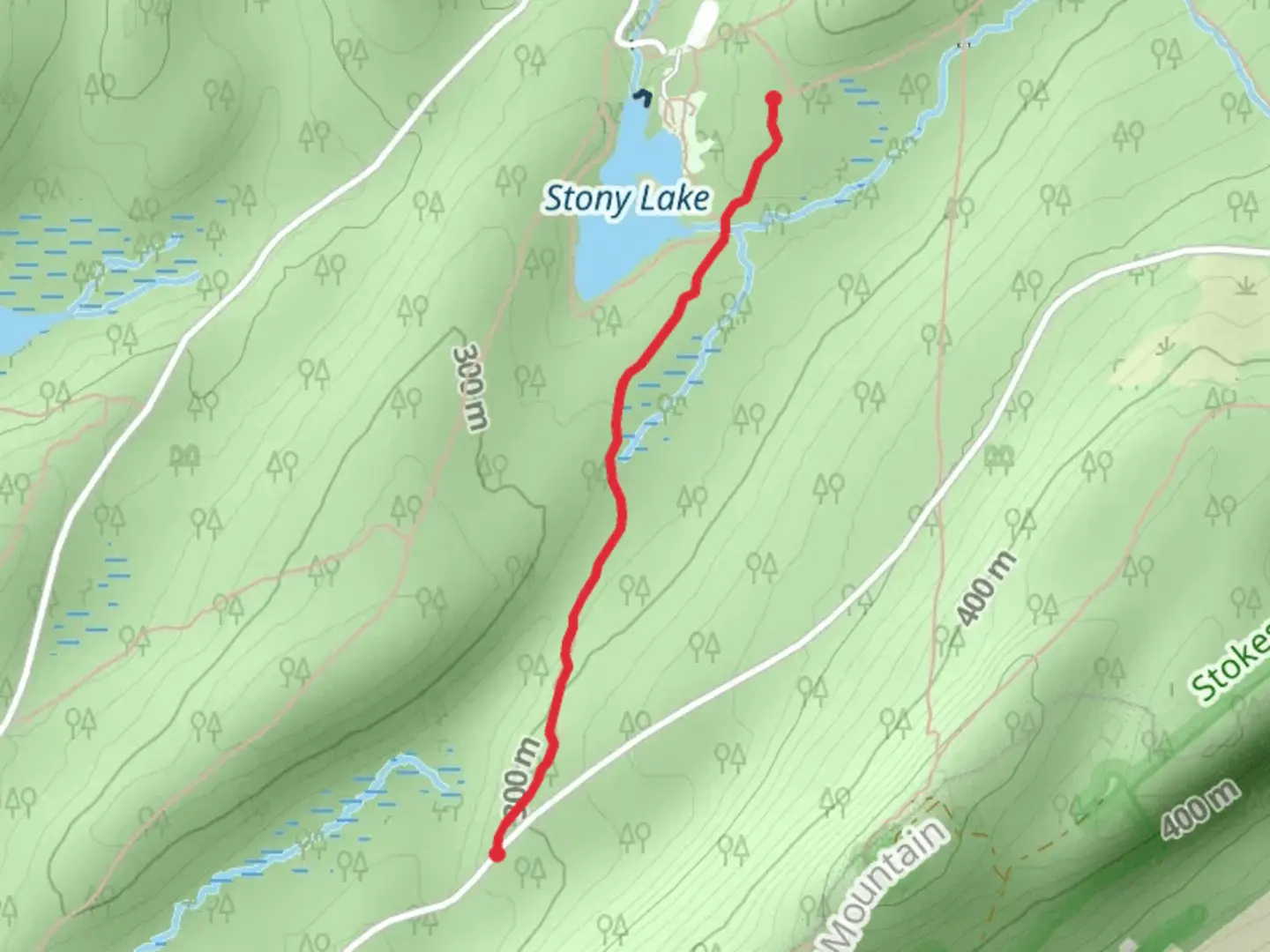 An image depicting the trail Coursen Trail and its surrounding area.