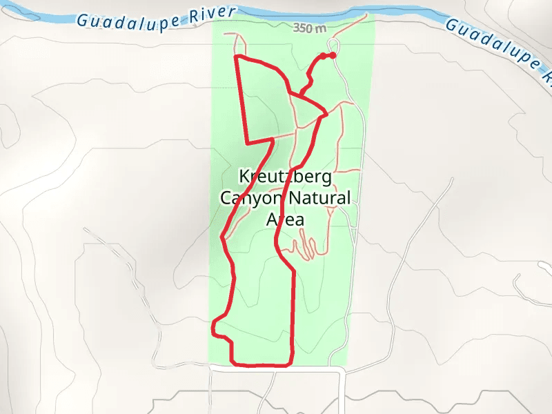Guadalupe River - Kreutzberg Canyon Natural Area Loop