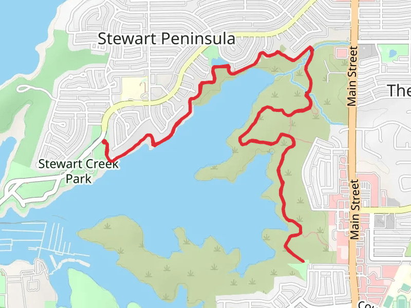 The Colony Shoreline Trail