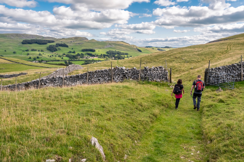 An image depicting the trail Yorkshire Dales National Park and its surrounding area.
