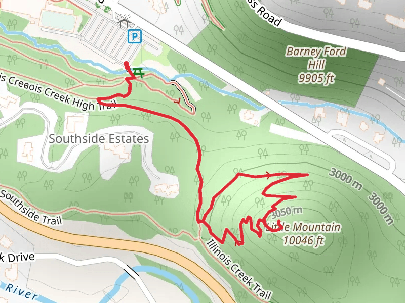 Illinois Creek High Trail and Little Mountain Trail