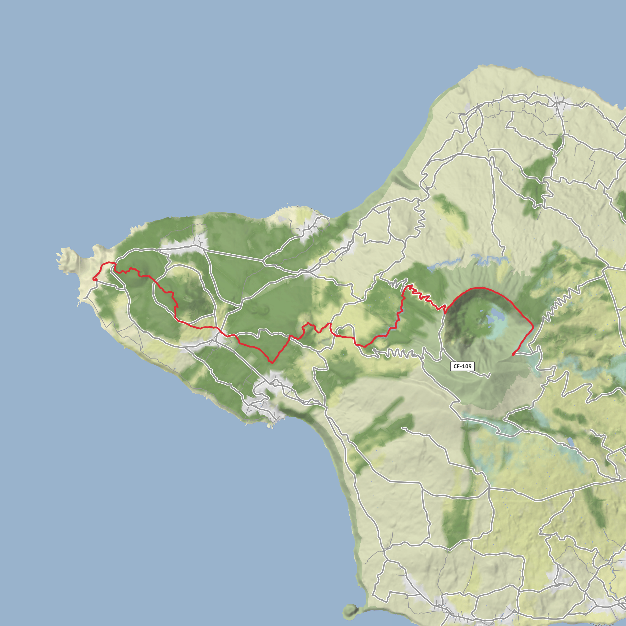 Dez Vulcões - Faial mobile static map