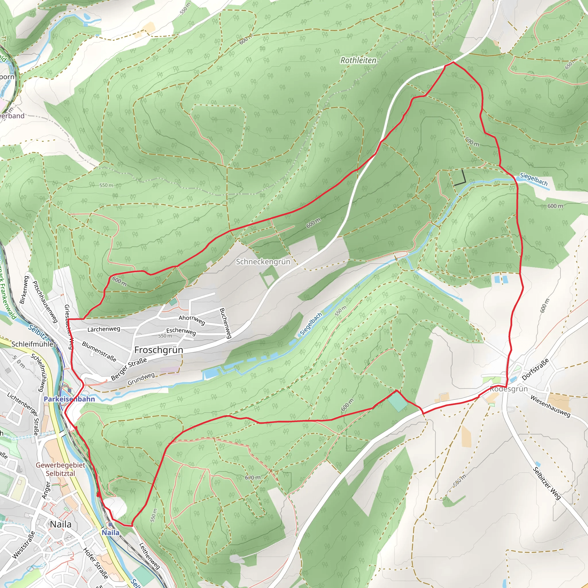 Kohlstein Weg mobile static map
