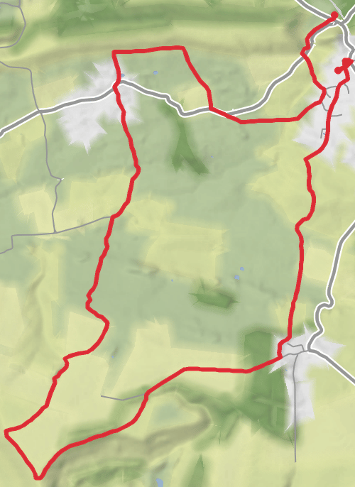 Corfe Foraging Challenge mobile static map