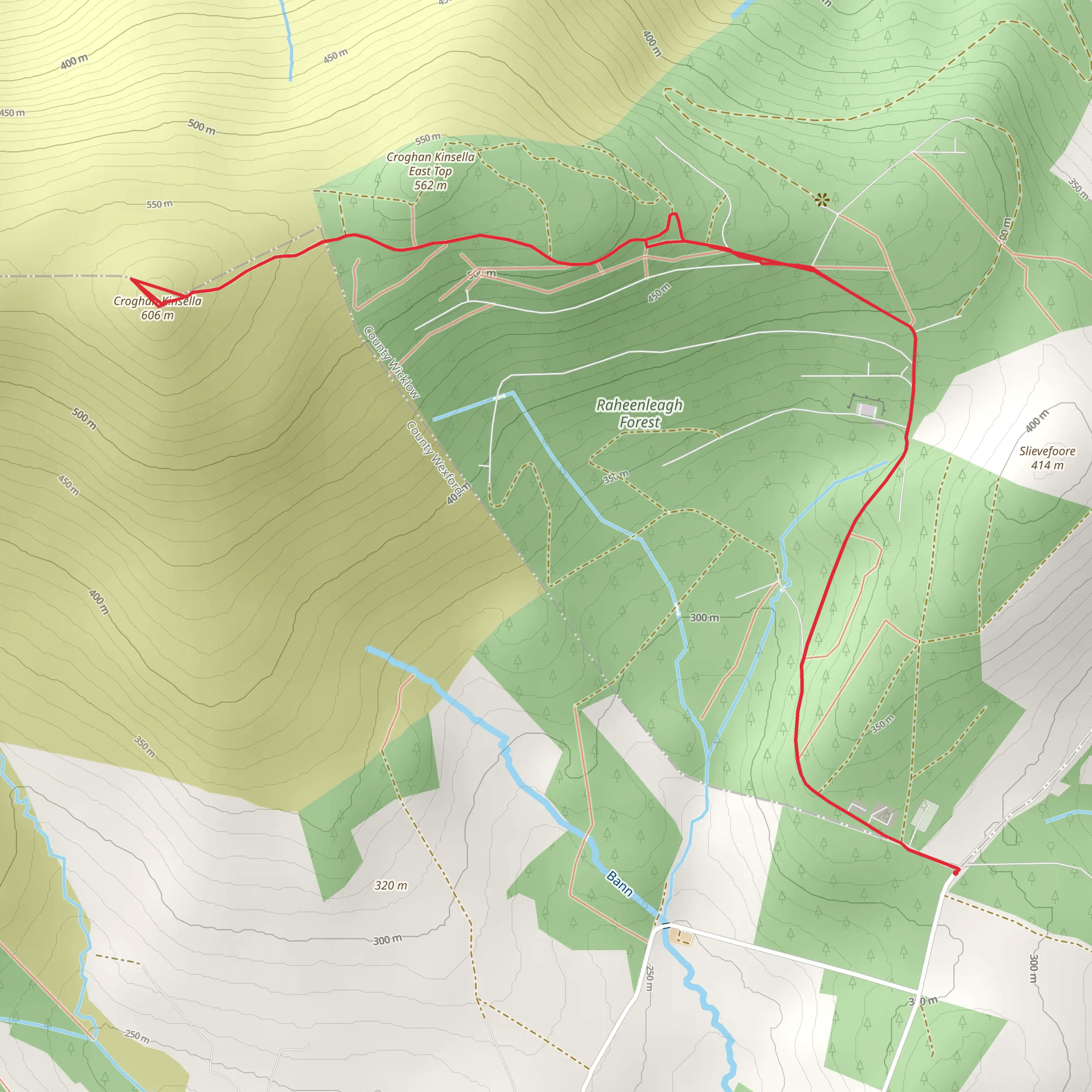 Croghan Mountain mobile static map