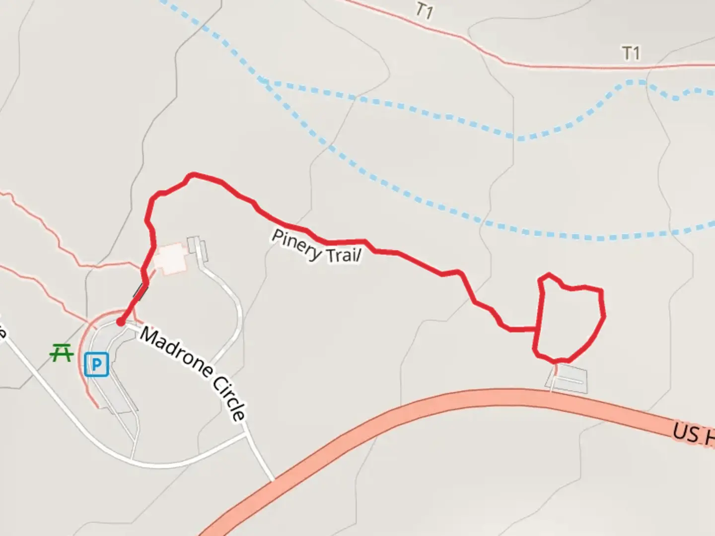An image depicting the trail Pinery Trail and its surrounding area.