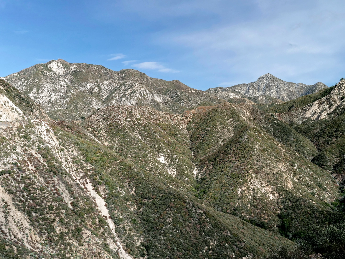An image depicting the trail Josephine Peak and Gap via Gabrielino Trail and its surrounding area.