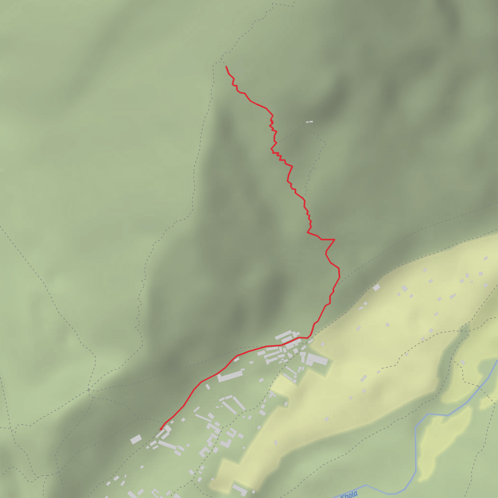 Everest Base Camp Day 6 mobile static map
