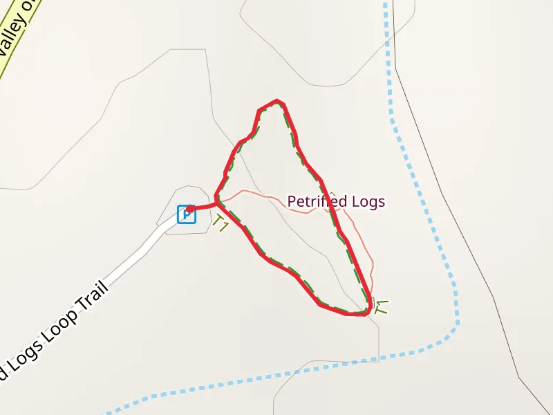 Petrified Logs Loop Trail