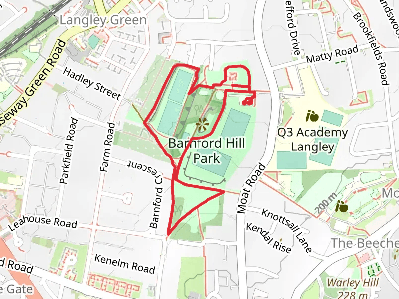 Barnford Hill Park Loop