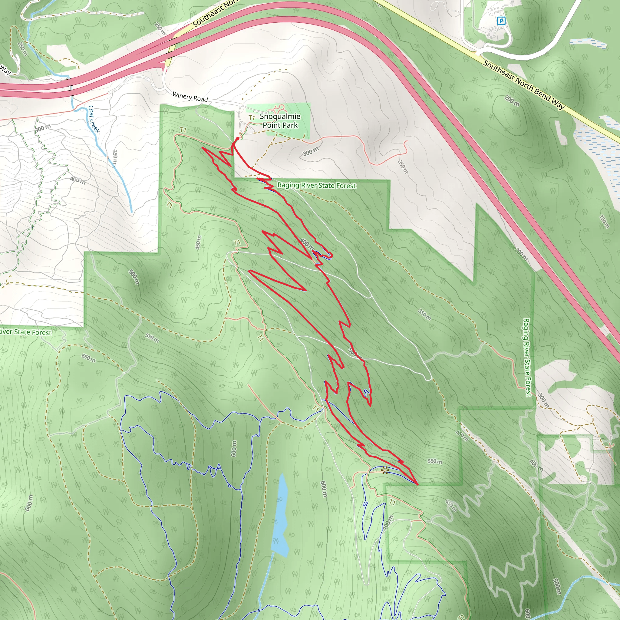 Upward Mobility and Poppin Tops mobile static map