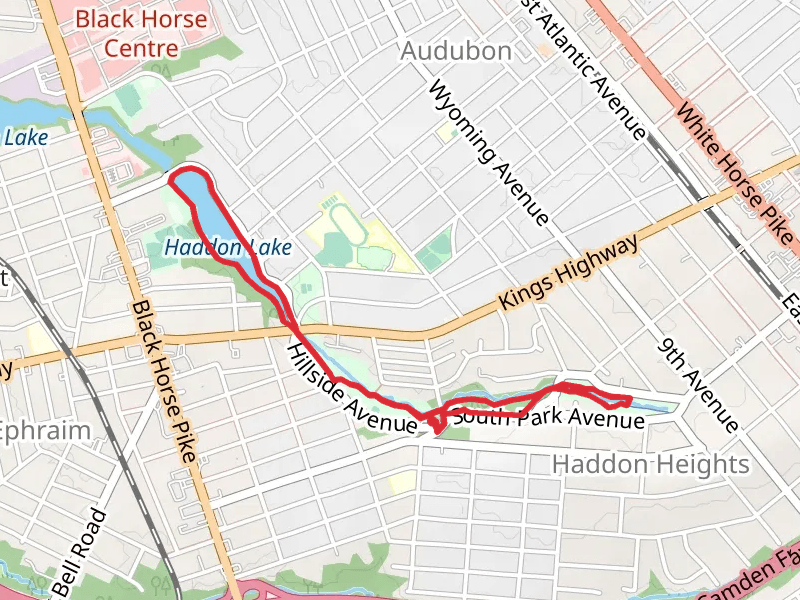 Haddon Lake and South Branch Newton Creek Loop