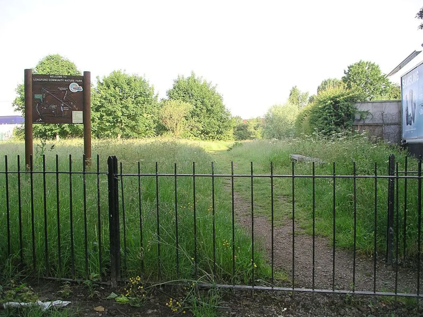An image depicting the trail Longford Urban Circular - Coventry and its surrounding area.