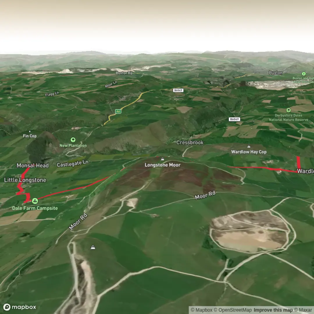An image depicting the trail monsal head and wardlow and its surrounding area.