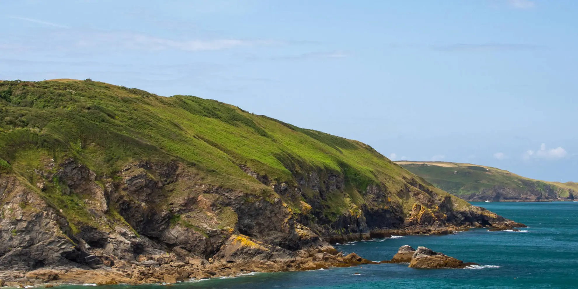 An image depicting the trail Lundy Bay and Pentire Walk and its surrounding area.