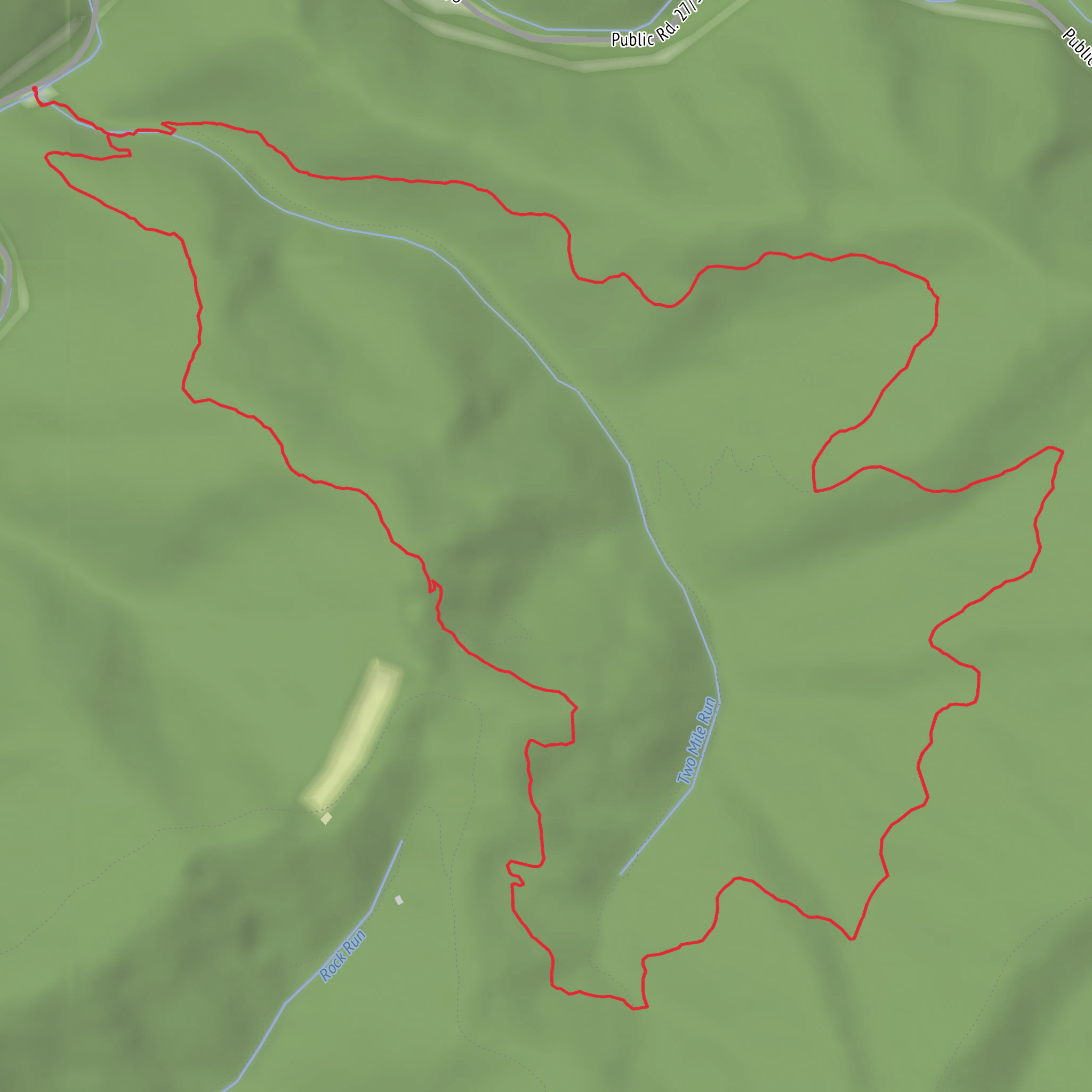 Honey Bee Trail mobile static map
