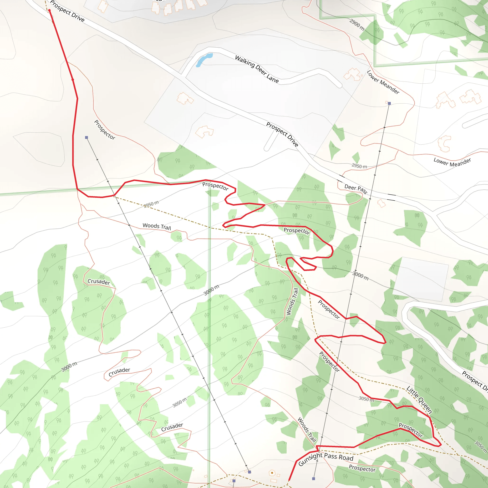 Prospector mobile static map