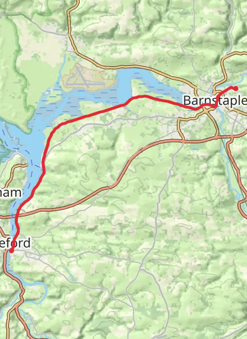 Torridge Walking mobile static map