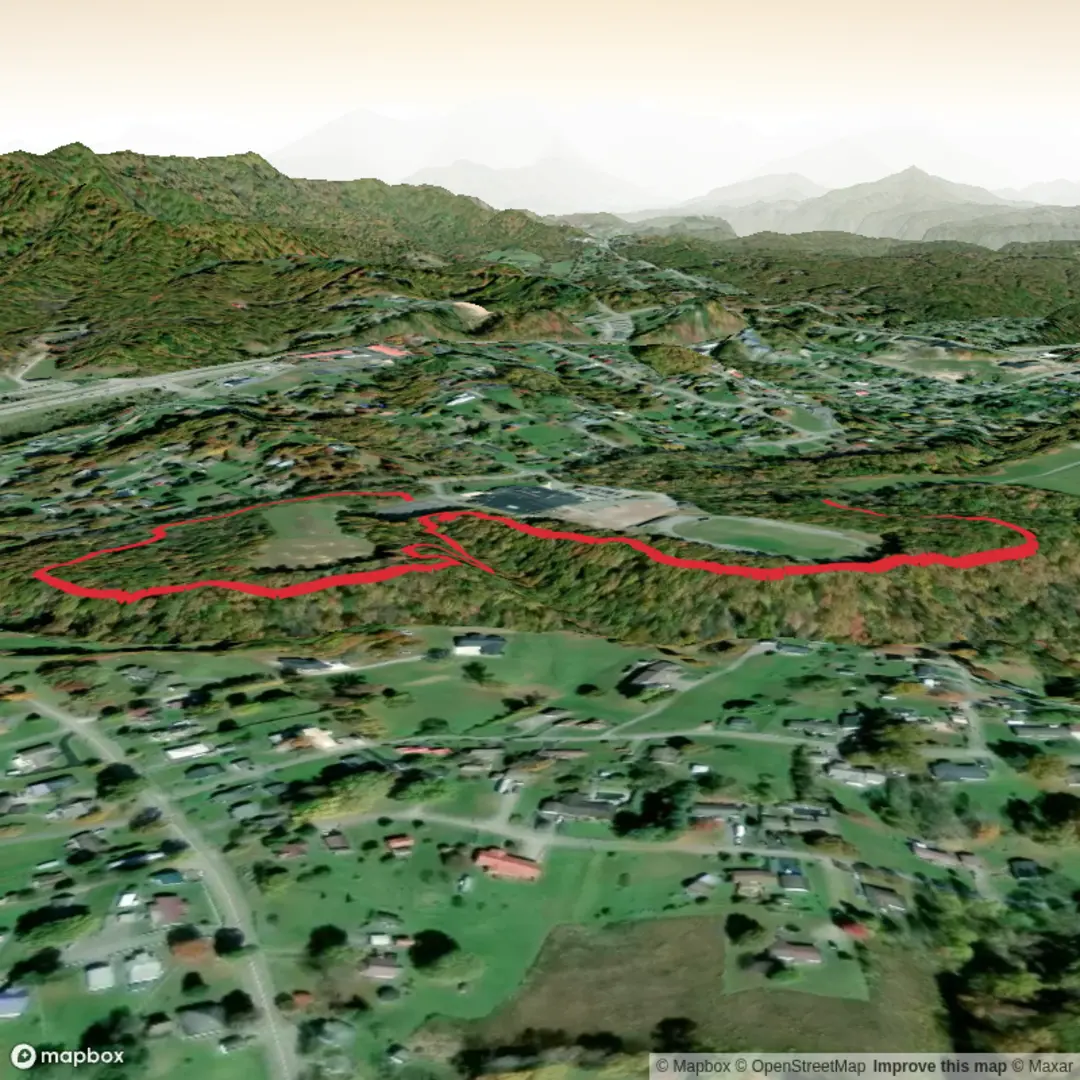 An image depicting the trail Fayetteville High School Trail and its surrounding area.