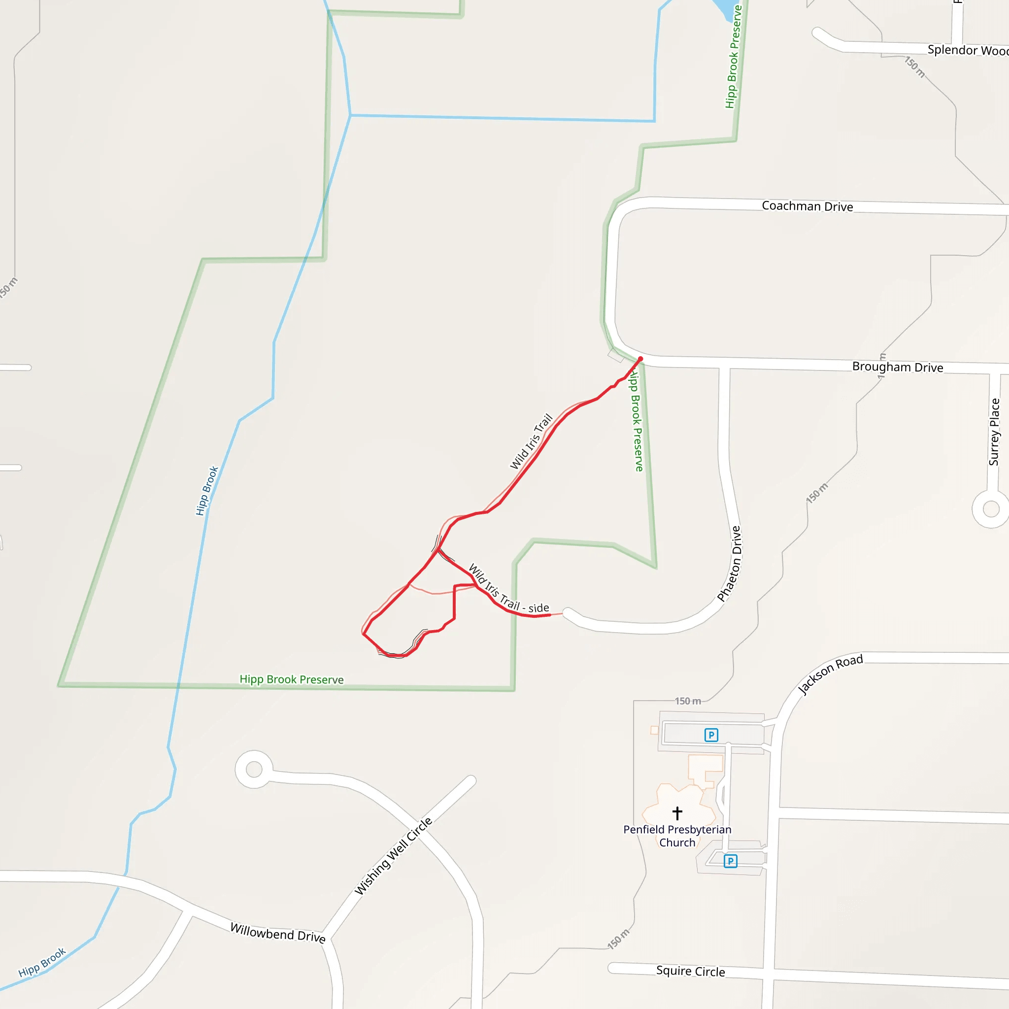 Wild Iris Trail Loop mobile static map