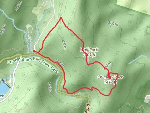 Wolf Rock and Chimney Rock via Gateway Trail